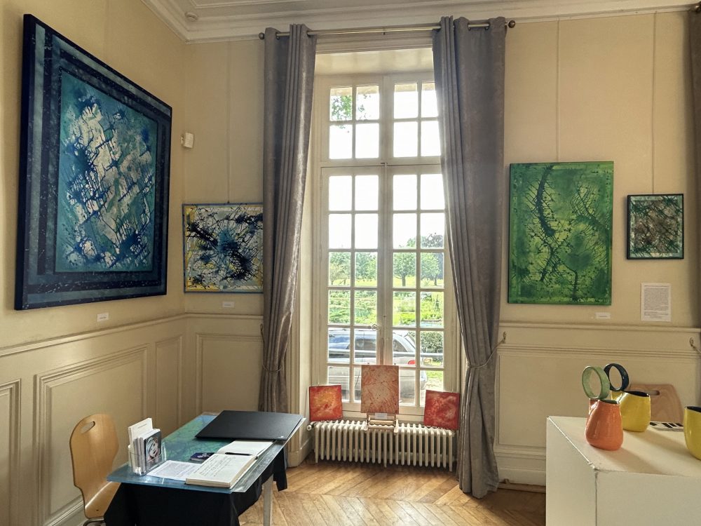 Peintures abstraites grand format de Catherine Poulain